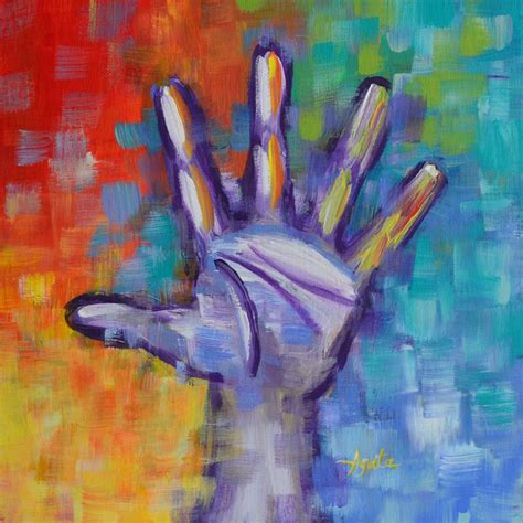Hands Reaching For Each Other Painting At Explore