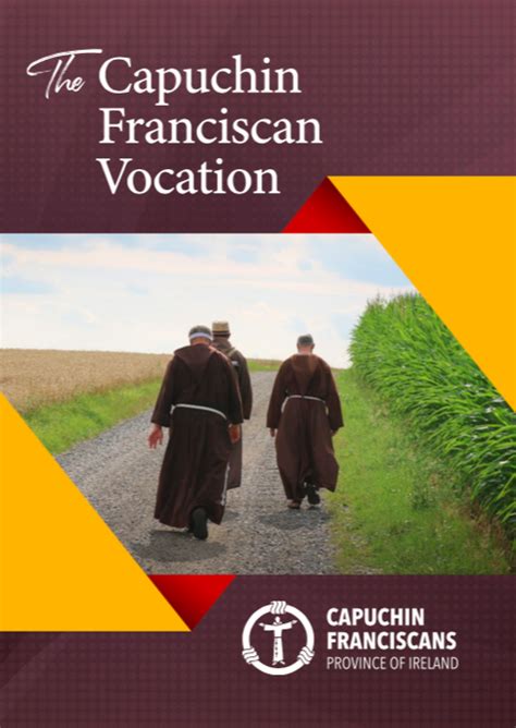 New Capuchin Vocation Booklet Capuchin Franciscans Ireland