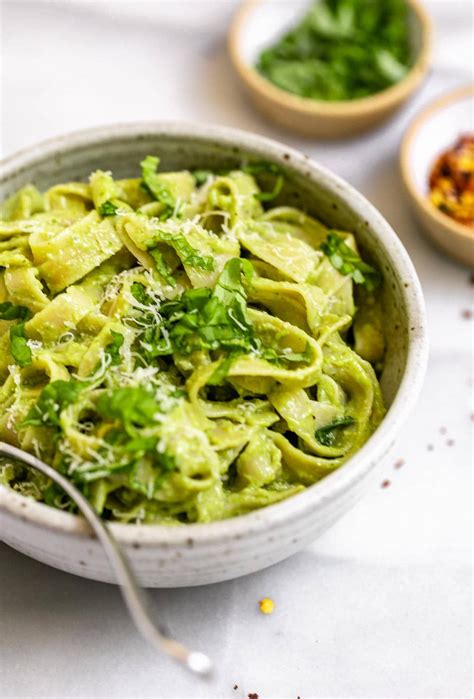 Creamy 15 Minute Avocado Pasta Eat With Clarity Recipe Avocado