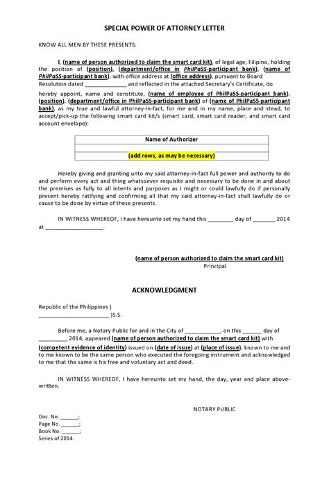 Sample Power Of Attorney Letter Sample Power Of Attorney Blog