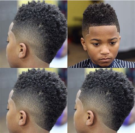 A perfect hairstyle for little black boys not only ensure that they look great, but also that they can play and learn without worrying about their hair getting in their face. Mohawk … | Black haircut styles, Mohawk hairstyles, Little ...