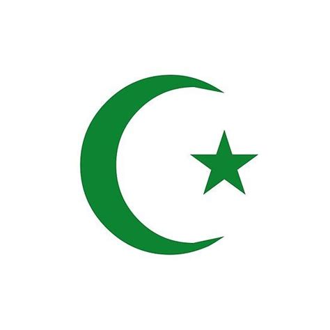 Country Flag With Crescent Moon And Star