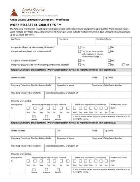 Doctors releasing your employees simply need to fill out a short form with details about their current medical condition along with any restrictions. 44 Return to Work & Work Release Forms - Printable Templates