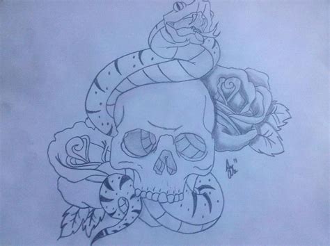 Skull And Snake By Camaroguy10 On Deviantart