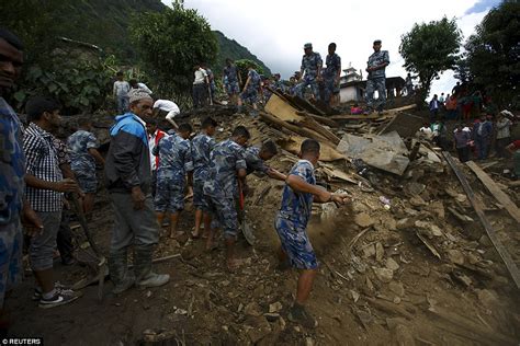 Nepal Landslides Bury Villages As Country Recovers From Earthquake