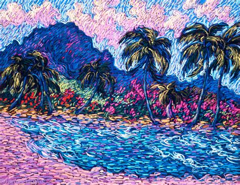 Poipu Beach With Pink Clouds Kauai James Hoyle Gallery