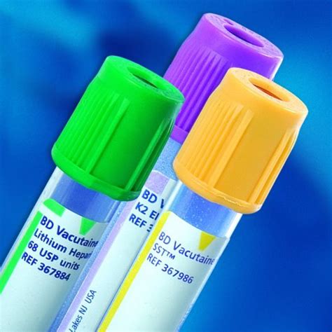 Bd Vacutainer Pst Becton Dickinson Bd Vacutainer Pst Venous Blood Collection Tube X Mm