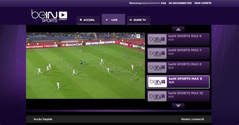 Bein Sport Direct - Bein Sport Live pour regarder Bein sport en direct sur internet