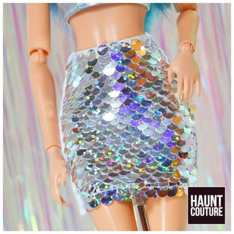 Barbie Doll Haunt Couture Holographic Mermaid Etsy