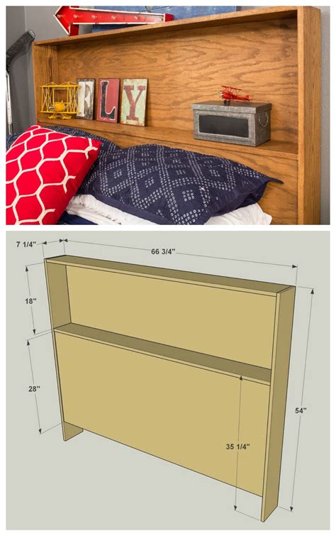 Diy Storage Headboard Get The Free Plans For This Project And Many