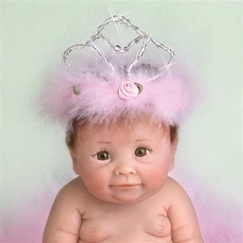 Princess In Training Resin Doll Miniature Baby Doll By Ashton Drake