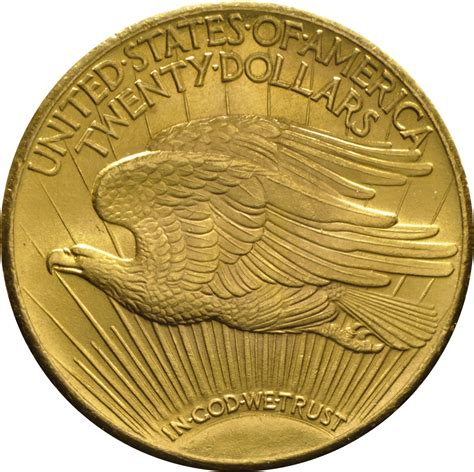 1927 20 Double Eagle St Gaudens Gold Coin From 1580