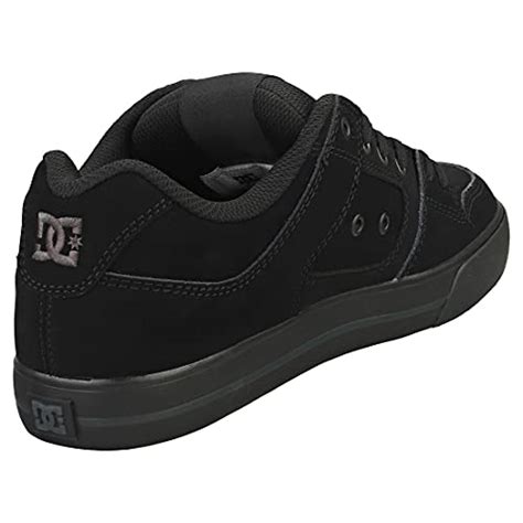 Dc Mens Pure Casual Low Top Skate Shoe Blackpirate Black 115d D Us