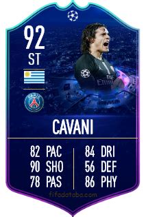 | fifa 21 ultimate team. Edinson Cavani FIFA 19 Rating, Card, Price