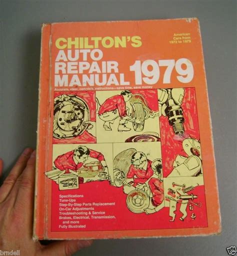 Buy Chilton Auto Repair Manual American Cars 1972 1979 Instruction Tune