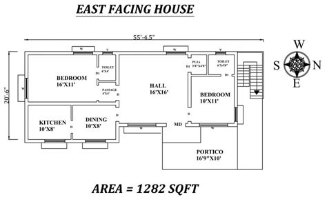 East Facing 2 Bedroom House Plans As Per Vastu House Design Ideas