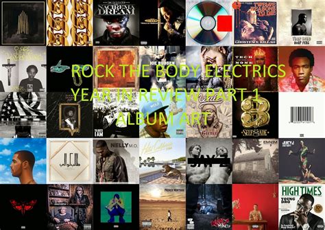 Rock The Body Electric Year In Review 2016 Best Album Art