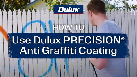 How To Use Dulux Precision Anti Graffiti Coating Dulux New Zealand