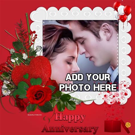 Happy Wedding Anniversary Photo Frames Online Editing Webframes Org