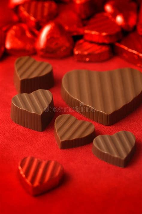 Dulces Del Caramelo De La Tarjeta Del Día De San Valentín Imagen De