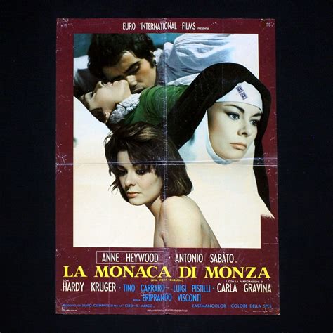 La Monaca Di Monza Manifesto Poster Anne Heywood Antonio Sabato Nun C85 Ebay