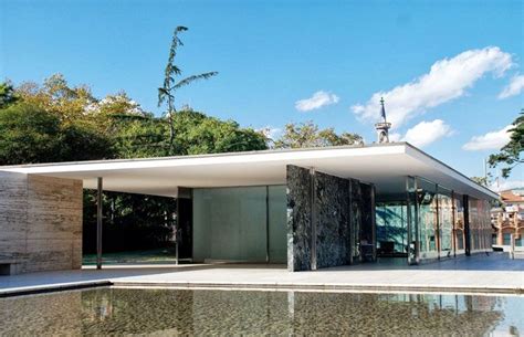 Mies Van Der Rohe House Barcelona Google Search Barcelona Pavilion Modern Architects