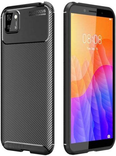 Nemo Etui HUAWEI Y5P Pancerne Shockproof Carbon Fiber Czarne 64207