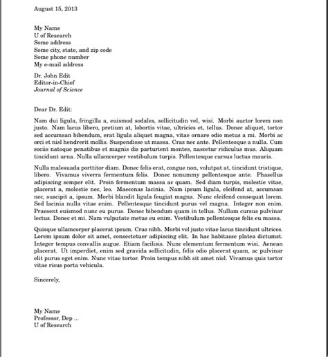 business letter format  sincerely sample business