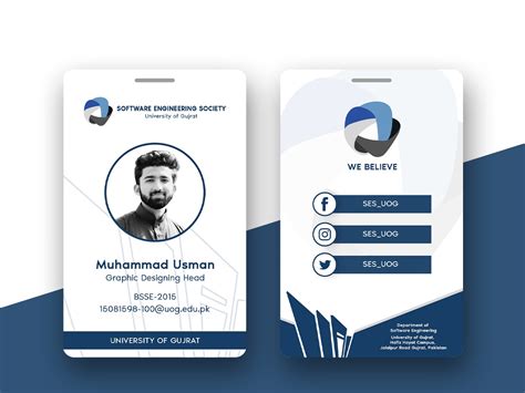 Software Engineering Society | ID Card Design by MUUDY by ...