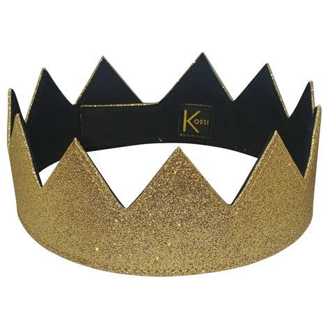 Gold Glitter Crown Etsy Australia
