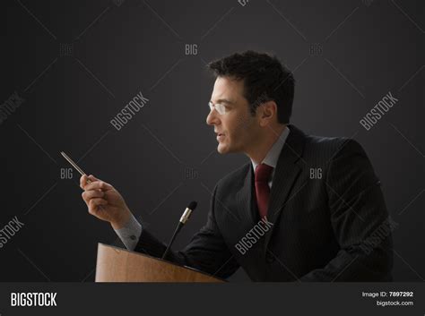 Businessman Giving Image And Photo Free Trial Bigstock