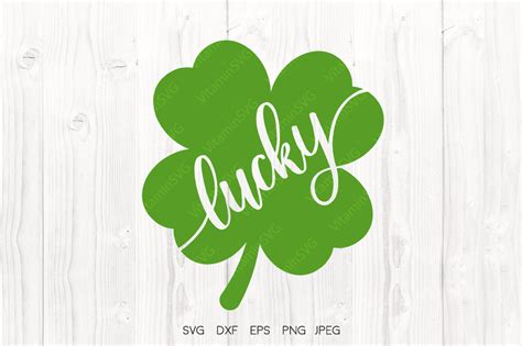 Lucky Shamrock Svg St Patricks Day Svg Graphic By Vitaminsvg