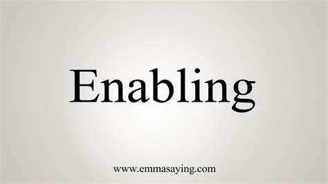 How To Say Enabling Youtube