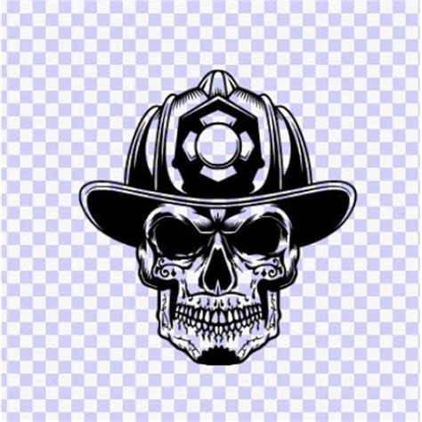 Firefighter Skull Svg Download Cut File Svg Sugar Skull Da Inspire