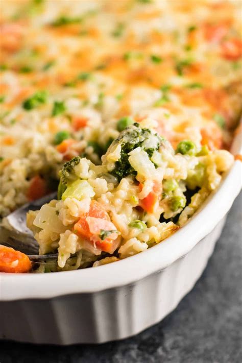 Mix in salt, pepper, and italian seasonings as the beef cooks. Cheesy, delicious rice and vegetable casserole recipe made ...