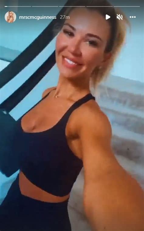 Christine Mcguinness Showcases Slender Frame In Workout Clips After