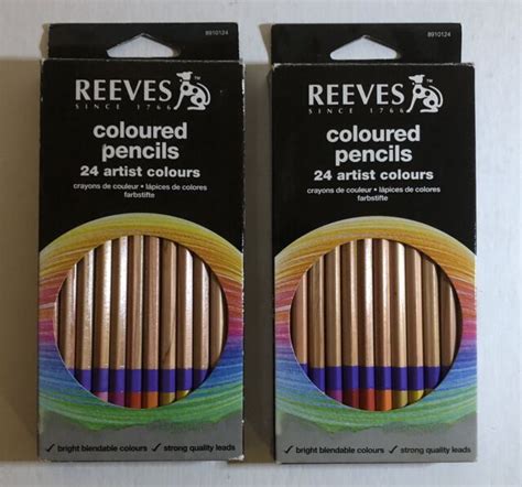 Reeves Colored Pencils 24 New 2 Sets Ebay
