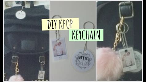 Diy Kpop Keychains ♡ Youtube
