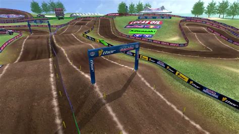 2013 High Point Motocross Animated Track Map Dynamic Cam Youtube