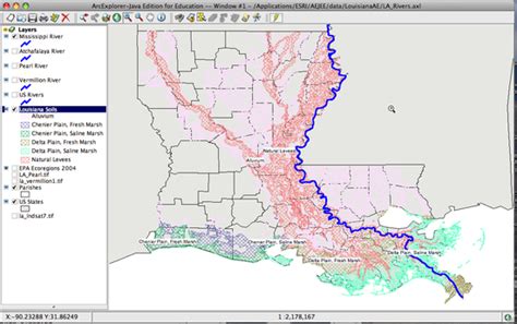 Using Aejee To Study Rivers
