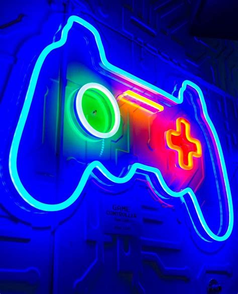 Game Controller Neon Light Neon Light Art Neon Decor Neon Lighting