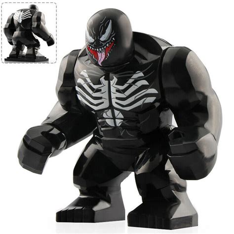 Big Size Symbiote Venom Marvel Comics Spider Man Theme Minifigures Toy