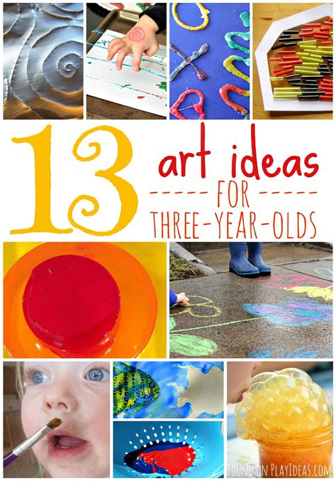 13 Easy Art Activities For 3 Year Olds