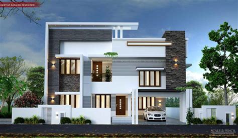 Best House Front Elevation Design In Kerala India