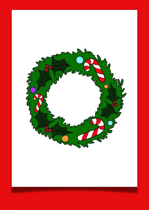 Christmas Wreath Template 6 Free Printables To Get You Feeling Festive