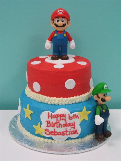 Super Mario Themed Cake Zelda Birthday 5th Birthday Birthday Parties