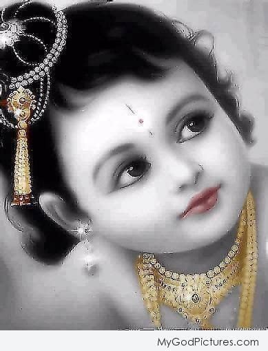 Baby Krishna's face | Baby krishna, Lord krishna images, Lord krishna 