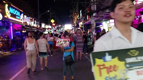 Preview Of Phuket Nightlife Walking Street Patong Bangla Road Thailand