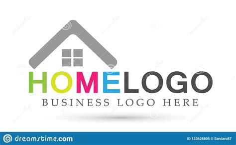Abstract Real Estate Square House Roof And Home Logo