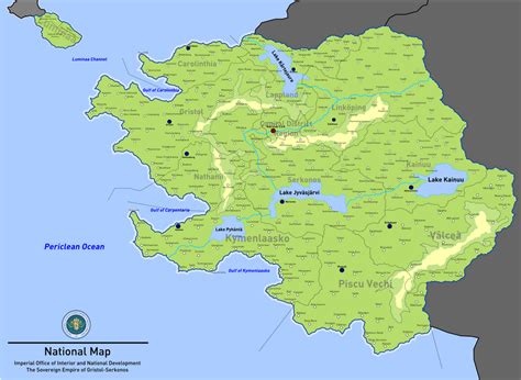 Fictional National Map By Ddescallardesign On Deviantart